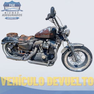 MOTOCICLETA CALCINADA