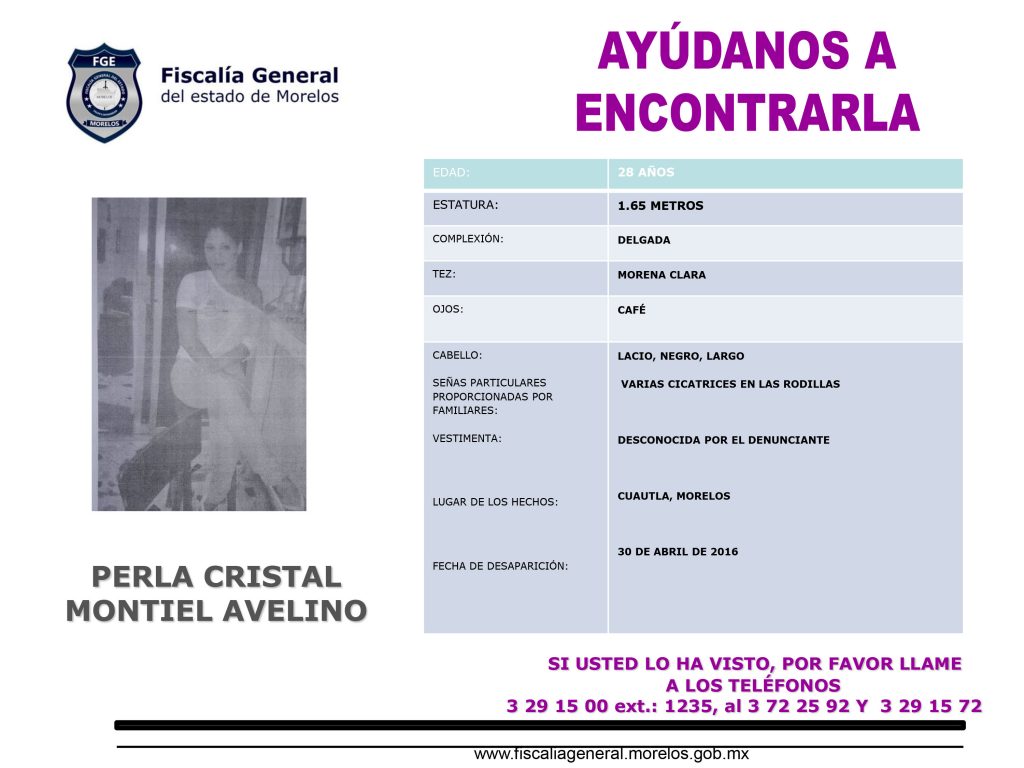 Perla Cristal Montiel Avelino