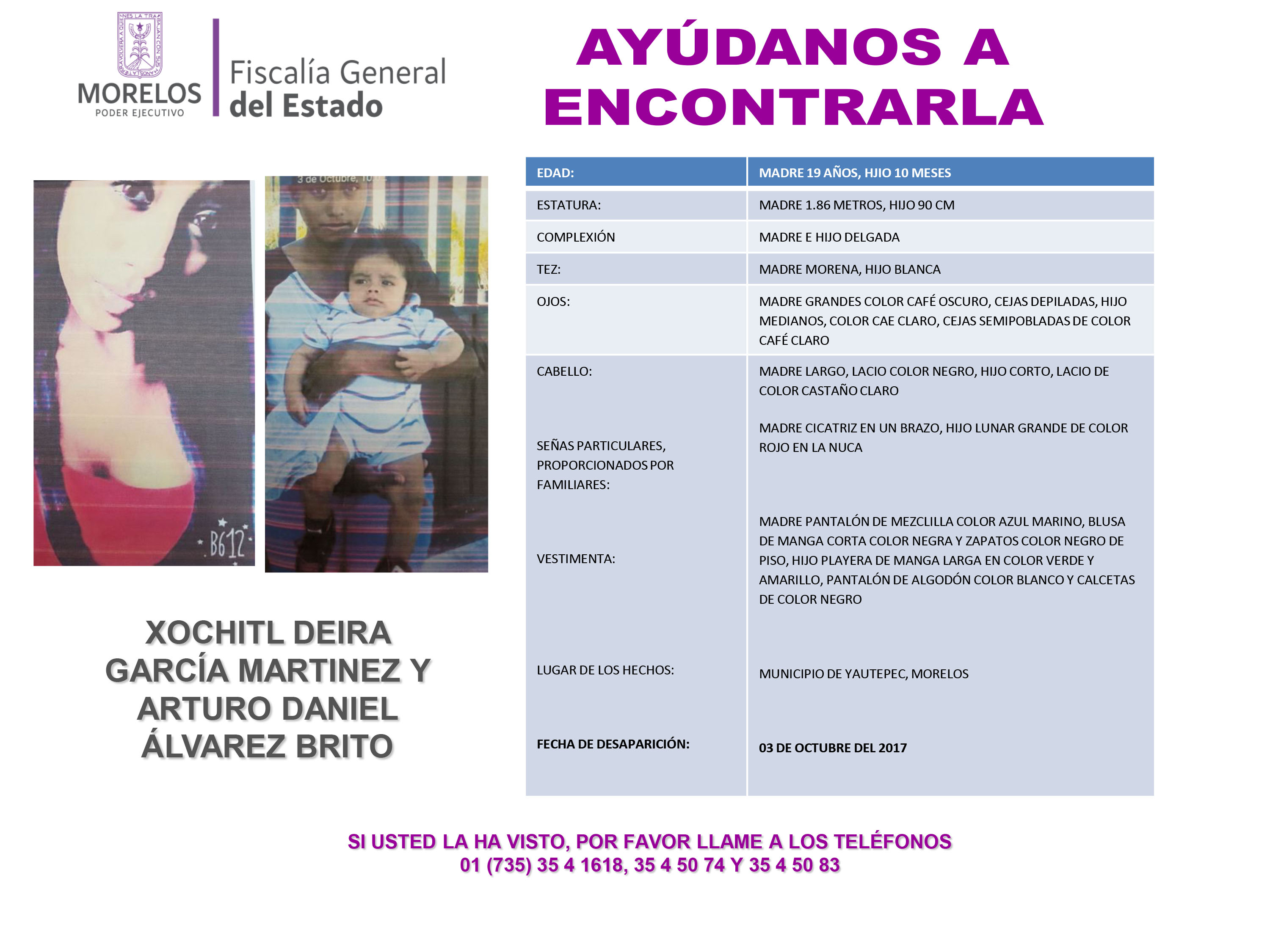 Xochitl Deira García Martínez y Arturo Daniel Álvarez Brito