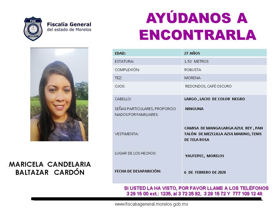 Maricela Candelaria Baltazar Cardón