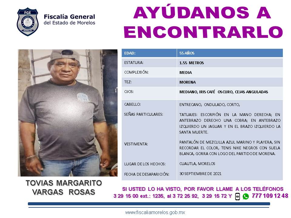 Tovias Margarito Vargas Rosas