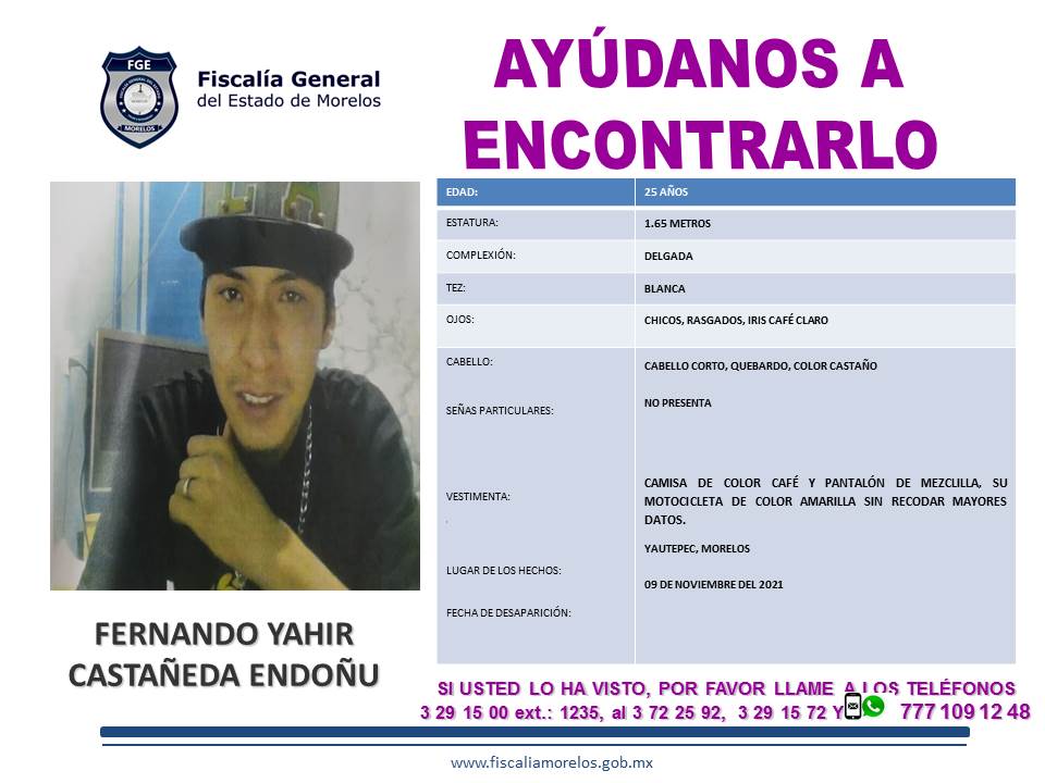 Fernando Yahir Castañeda Endoñu