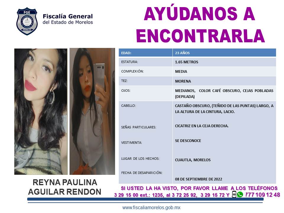 Reyna Paulina Aguilar Rendon