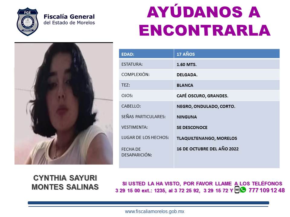 Cynthia Sayuri Montes Salinas