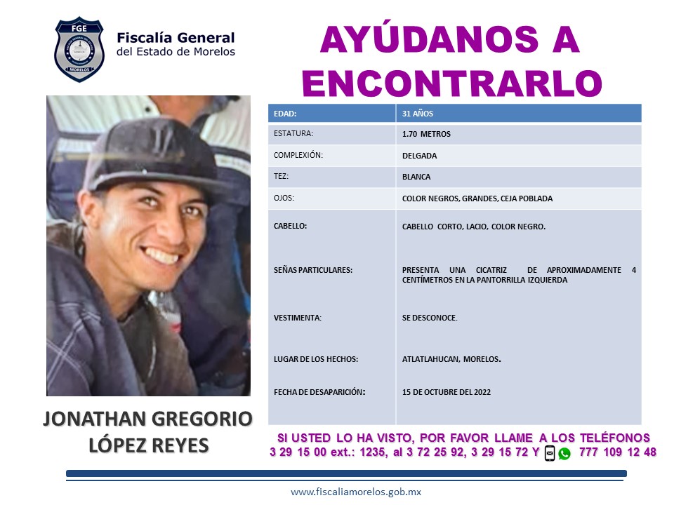 Jonathan Gregorio López Reyes