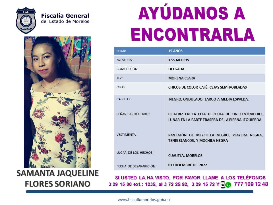 Samanta Jaqueline Flores Soriano