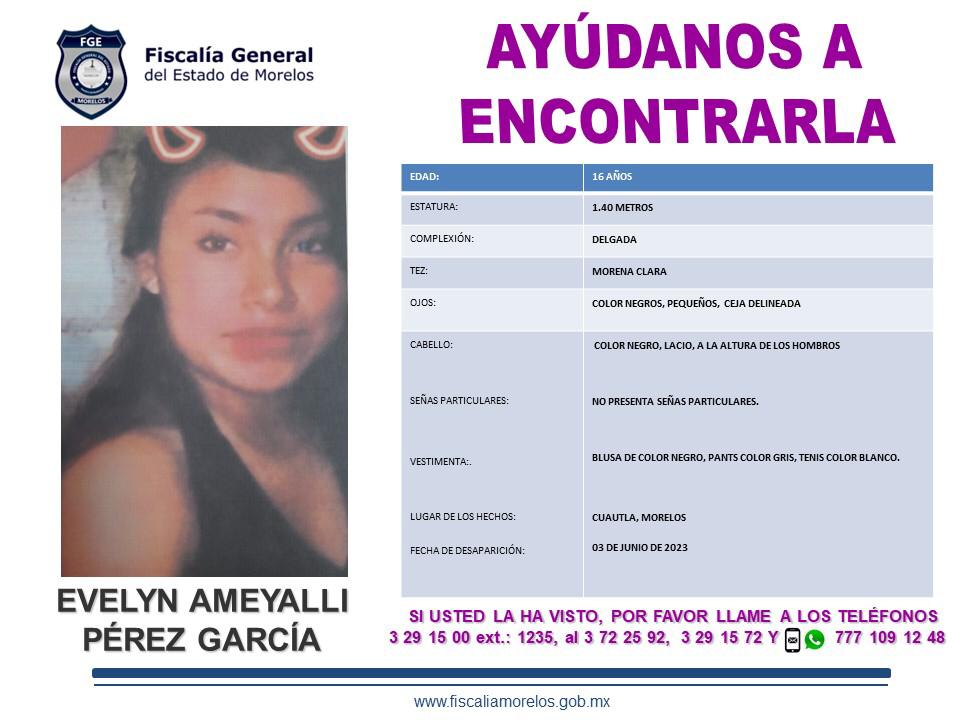 Evelyn Ameyalli Pérez García