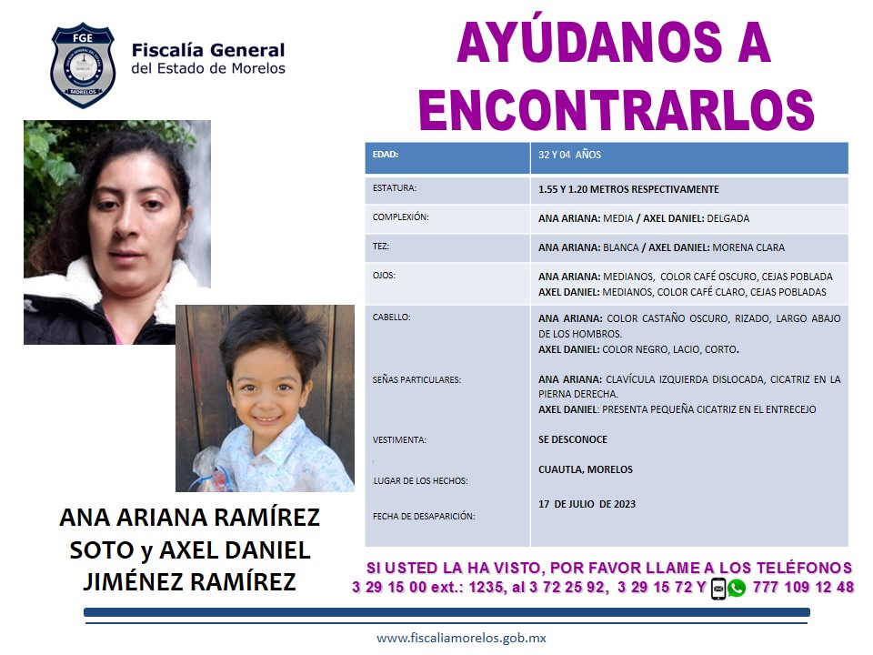 Ana Ariana Ramírez Soto Y Axel Daniel Jiménez Ramírez