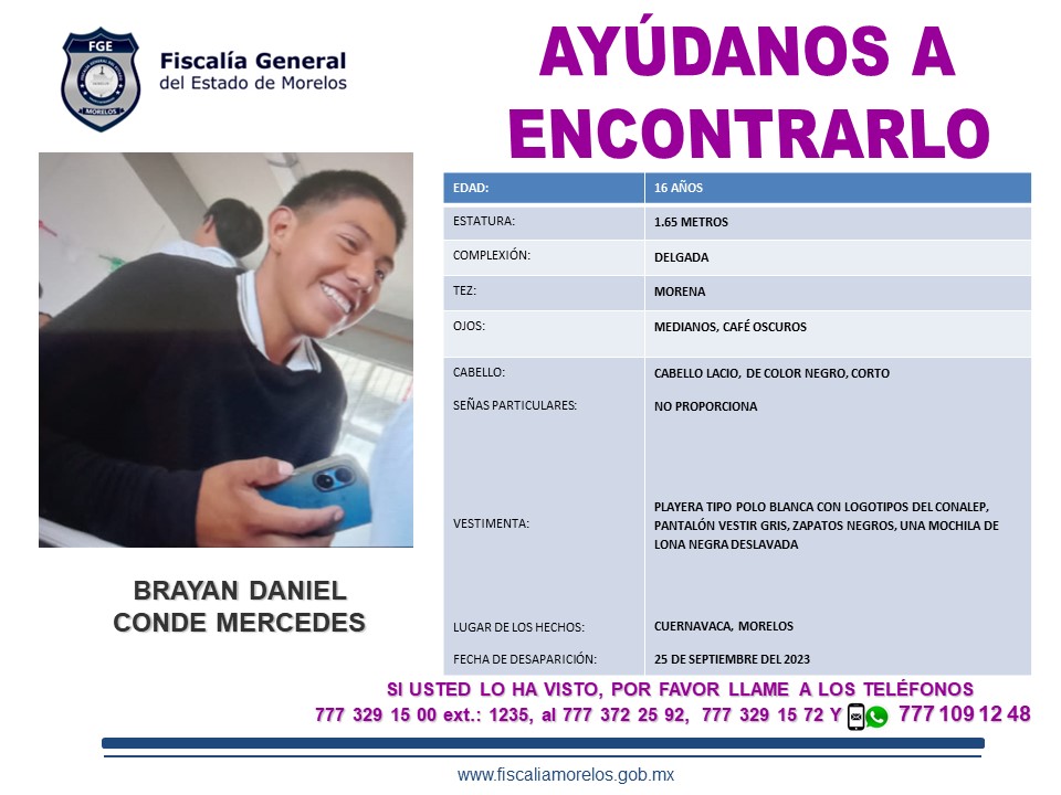 Brayan Daniel Conde Mercedes