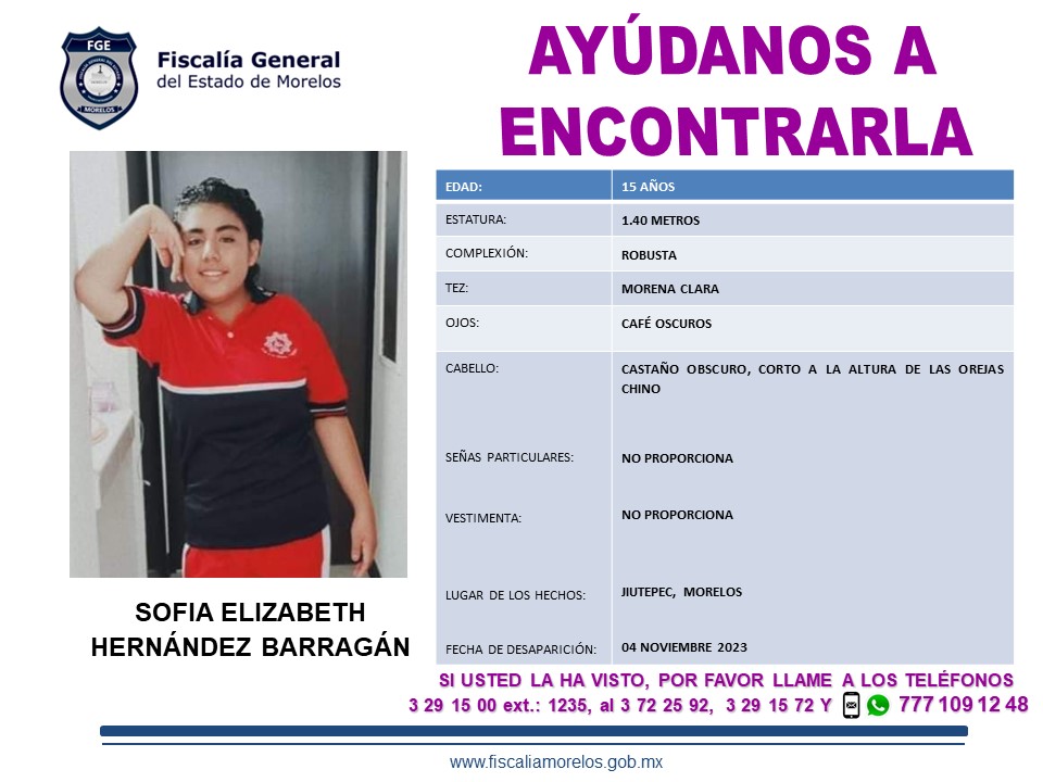 Sofia Elizabeth Hernández Barragán