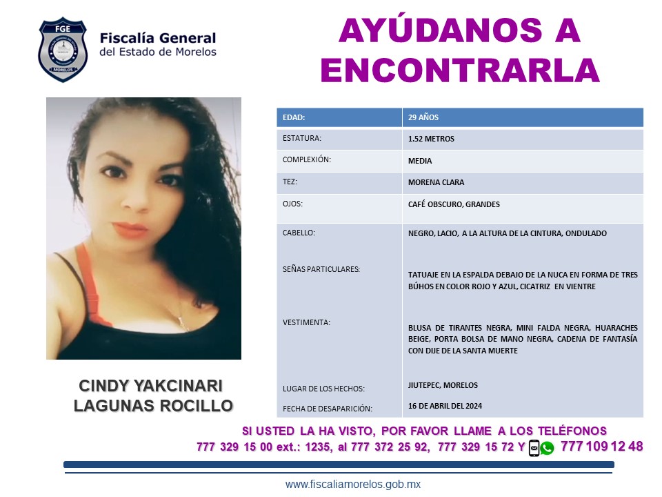 Cindy Yakcinari Lagunas Rocillo