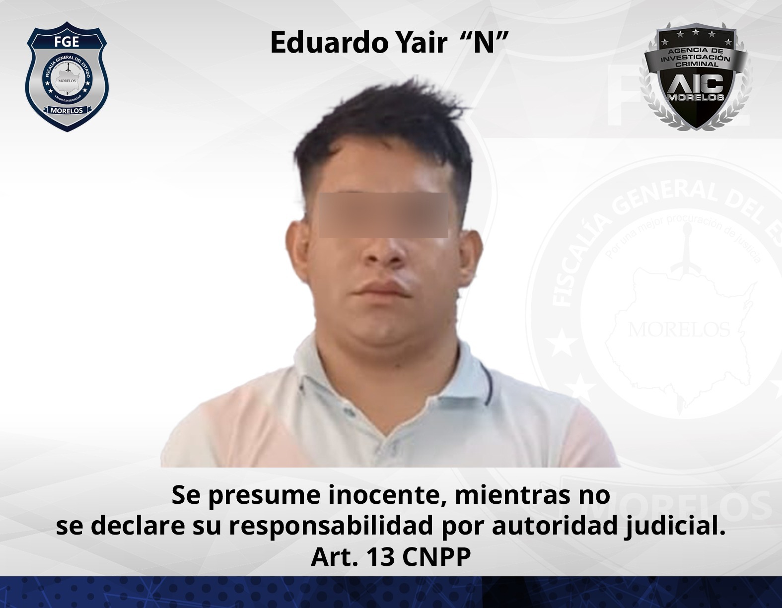 AIC Oriente cumplimentada orden de aprehensión por robo de vehículo automotor en Cuautla