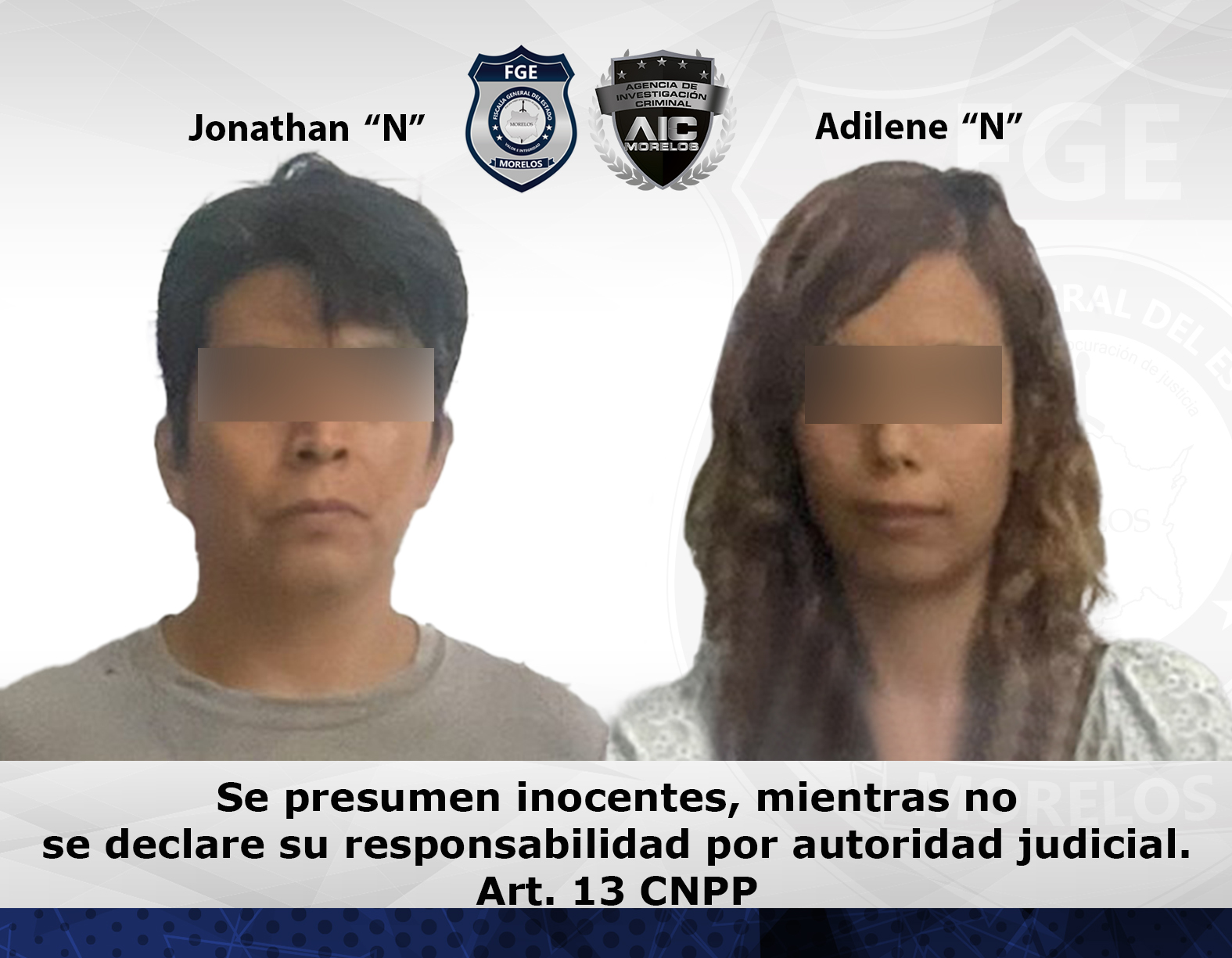 Pareja detenida durante cateo en Yautepec