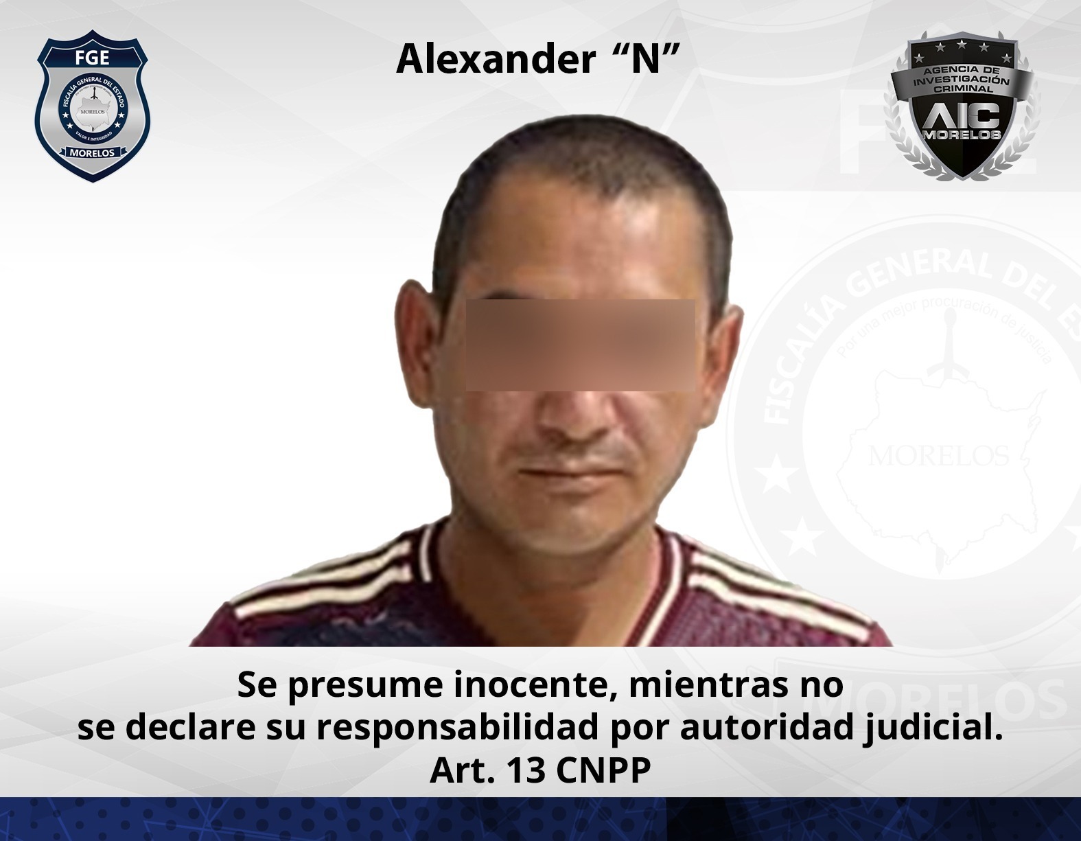 Masculino vinculado por violación agravada en Tetela del Volcán