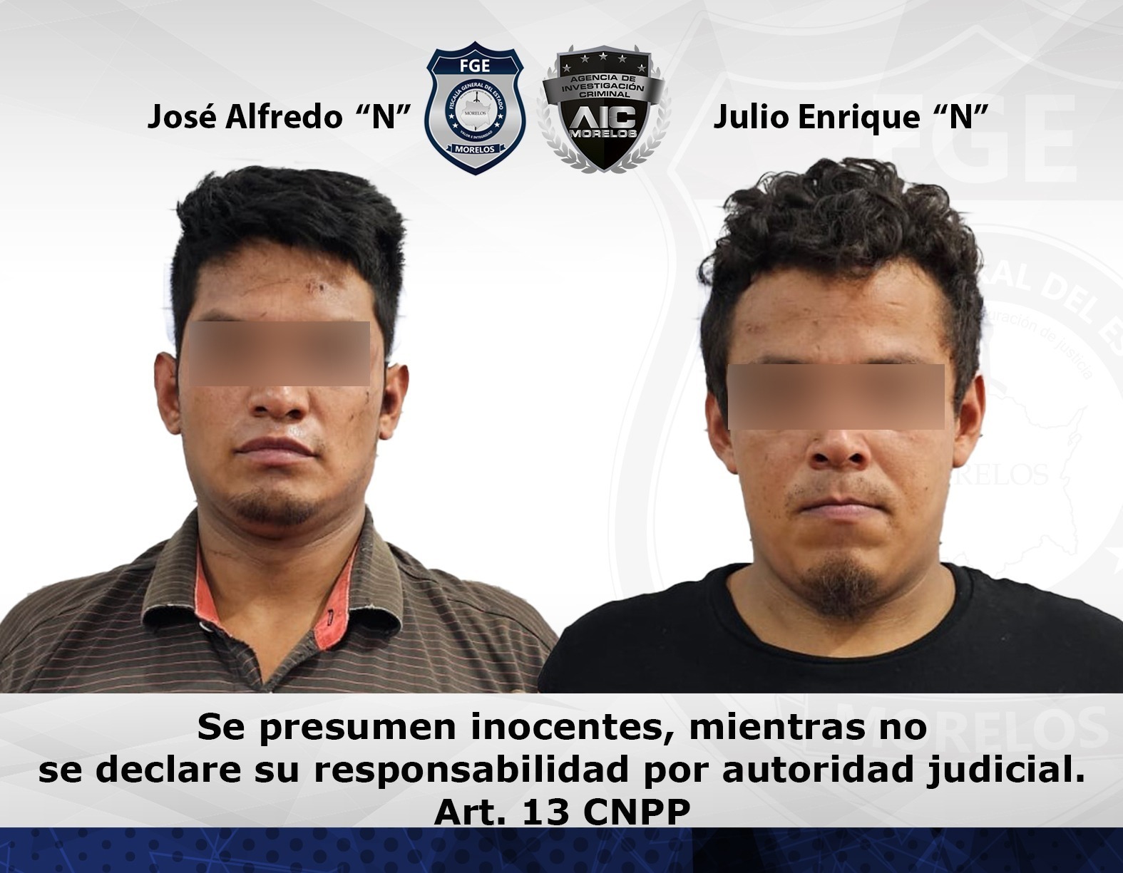 Hombres vinculados a proceso por secuestro agravado