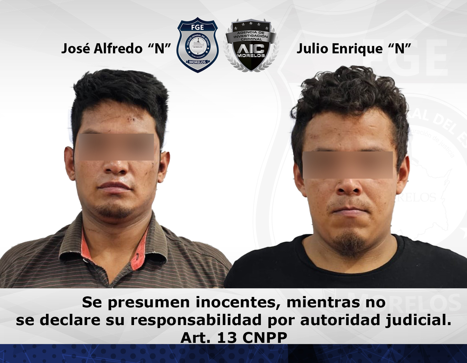 Ejecutan orden de aprehensión en contra de dos hombres por secuestro agravado
