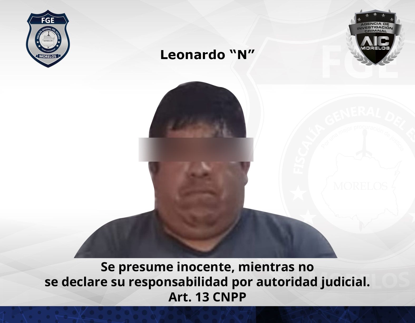 Obtiene Fiscalía Oriente vinculación contra masculino por violación