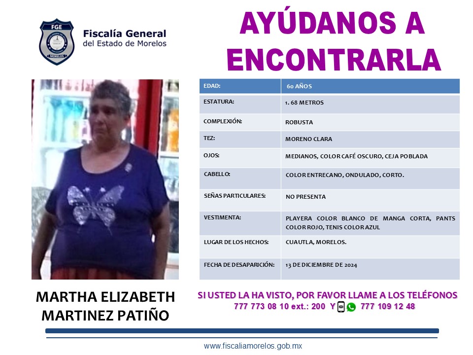 Martha Elizabeth Martinez Patiño