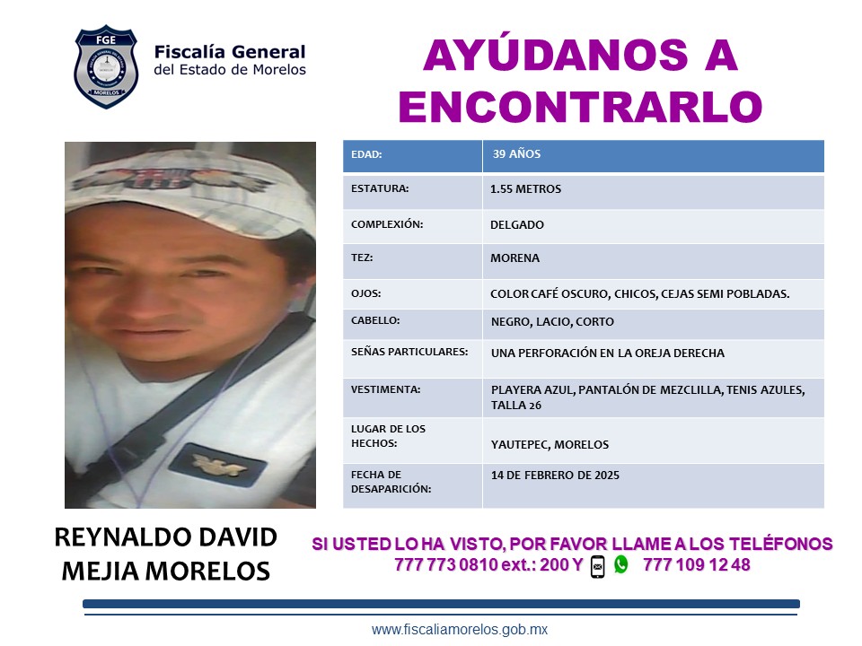 Reynaldo David Mejia Morelos