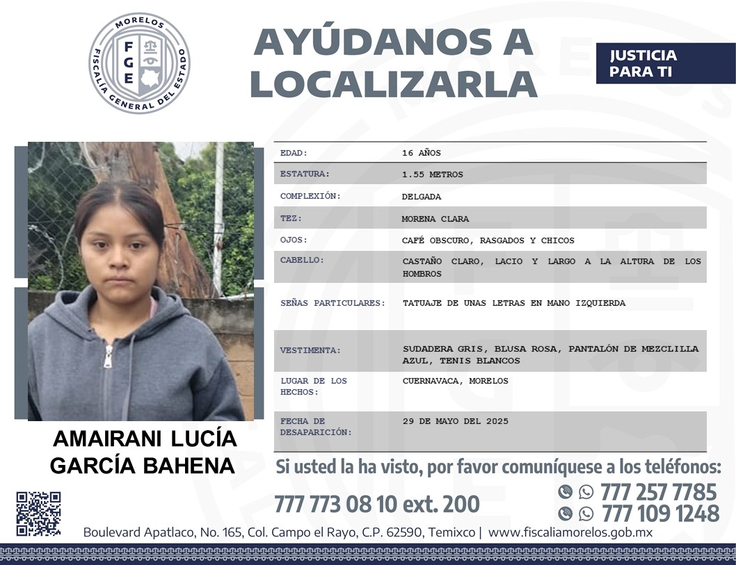AMAIRANI LUCIA GARCÍA BAHÉNA