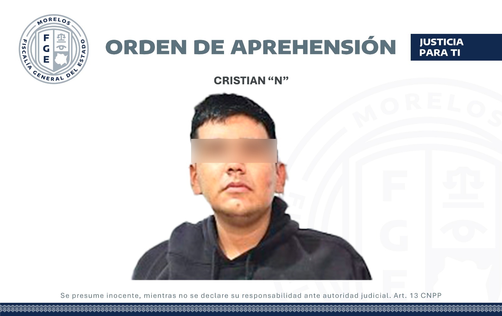 Aprehende AIC a un hombre por homicidio calificado en Jojutla