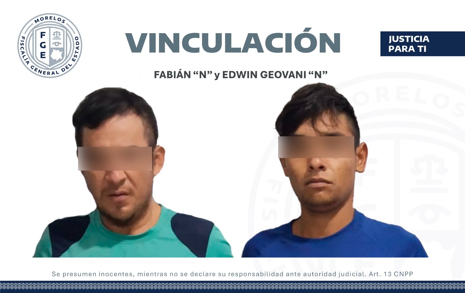 Vinculan a proceso a dos masculinos por robo calificado en Cuautla