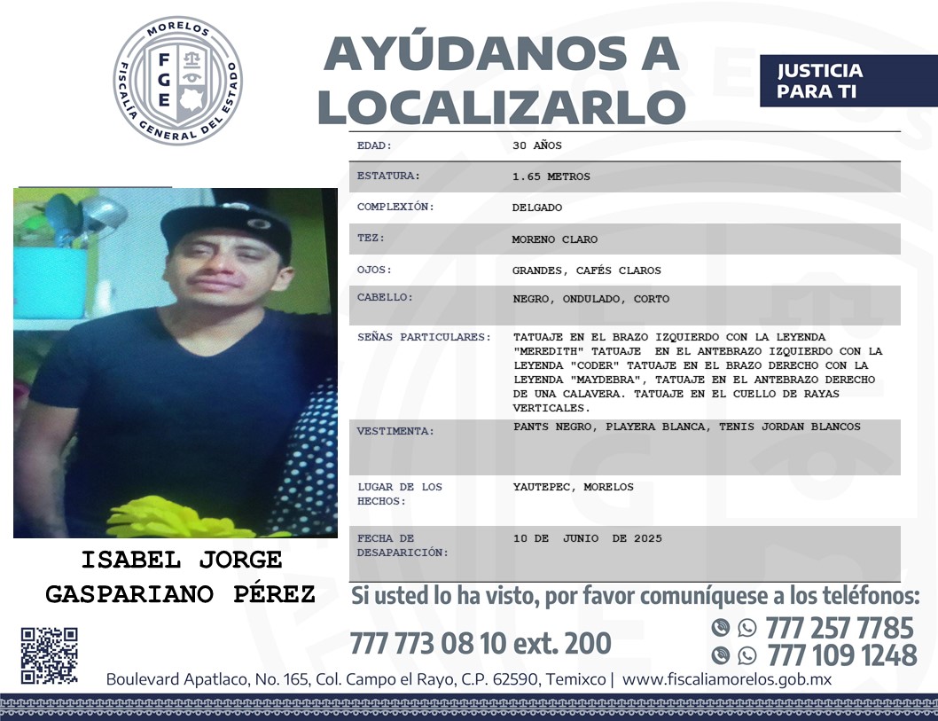 ISABEL JORGE GASPARIANO PÉREZ