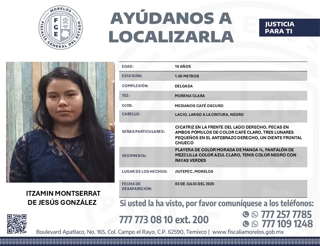 ITZAMIN MONTSERRAT DE JESÚS GONZÁLEZ