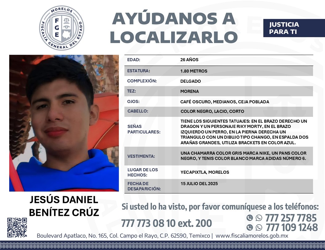 JESÚS DANIEL BENÍTEZ CRUZ