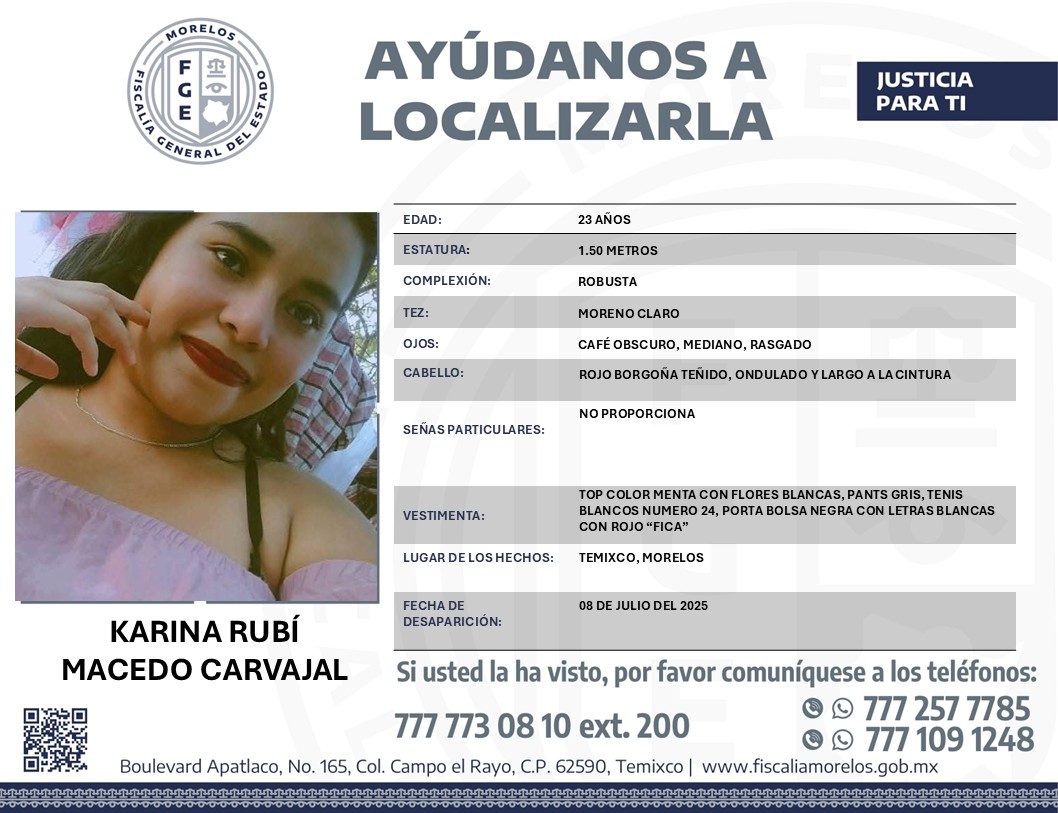 KARINA RUBÍ MACEDO CARVAJAL