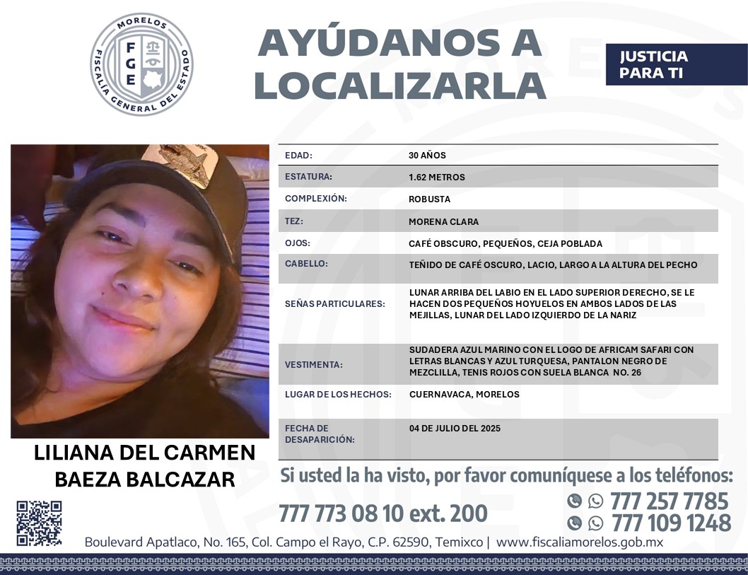 LILIANA DEL CARMEN BAEZA BALCAZA