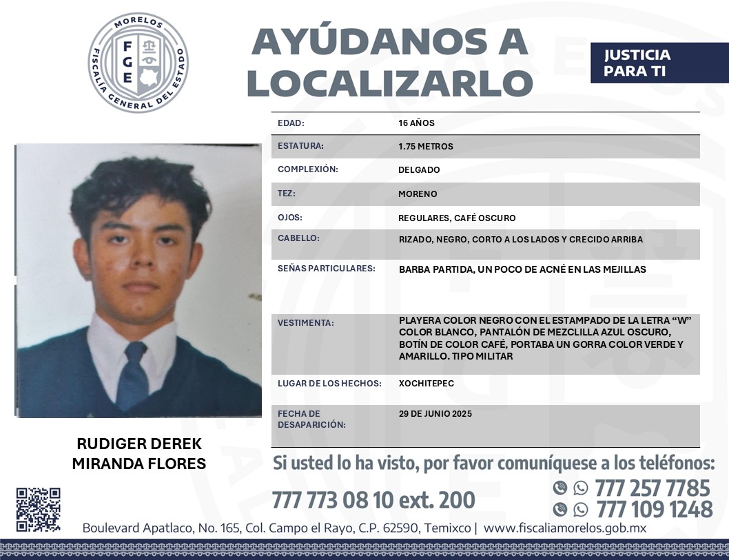 RUDIGER DEREK MIRANDA FLORES
