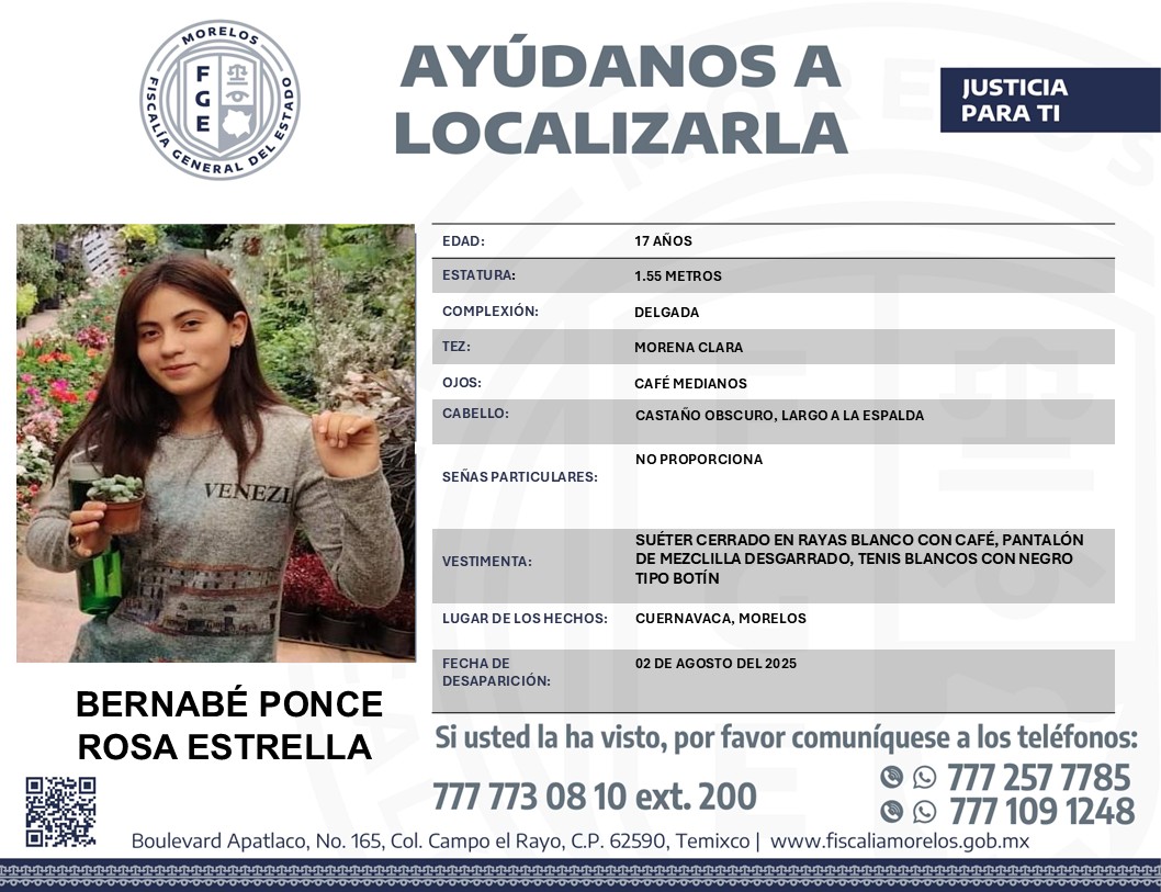 BERNABÉ PONCE ROSA ESTRELLA