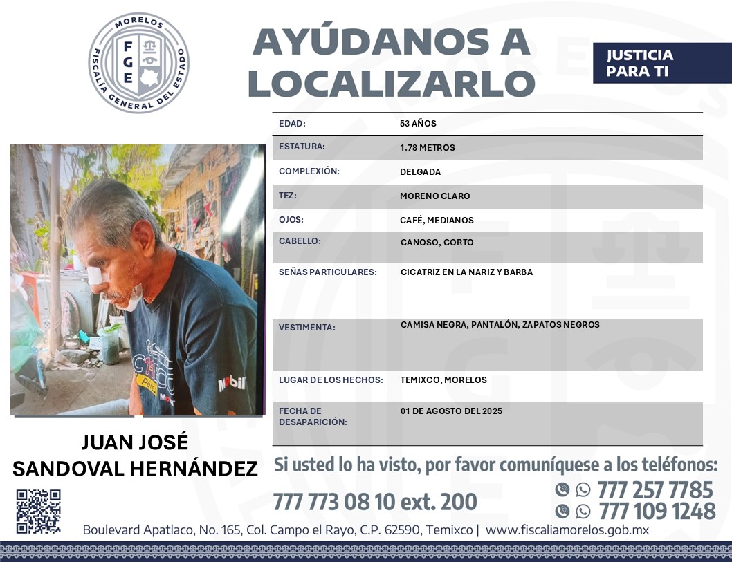 JUAN JOSÉ SANDOVAL HERNÁNDEZ