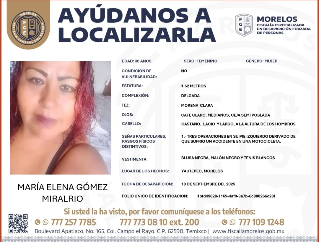 MARÍA ELENA GÓMEZ MIRALRIO
