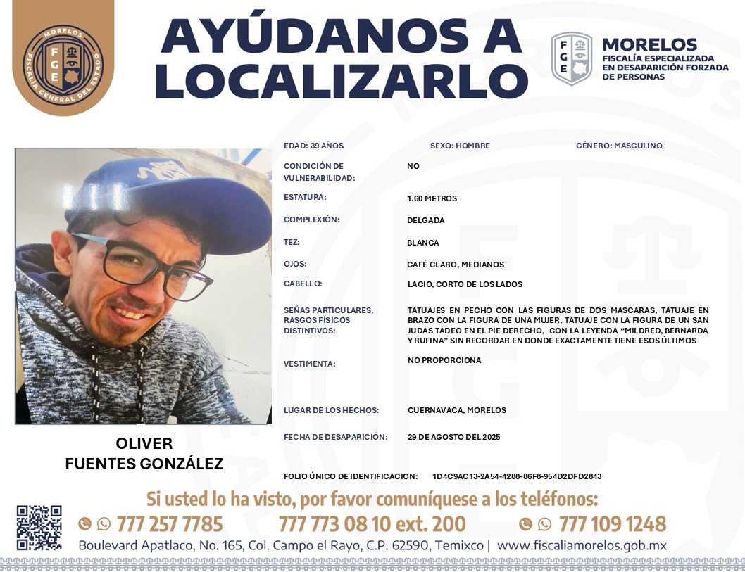 OLIVER FUENTES GONZÁLEZ