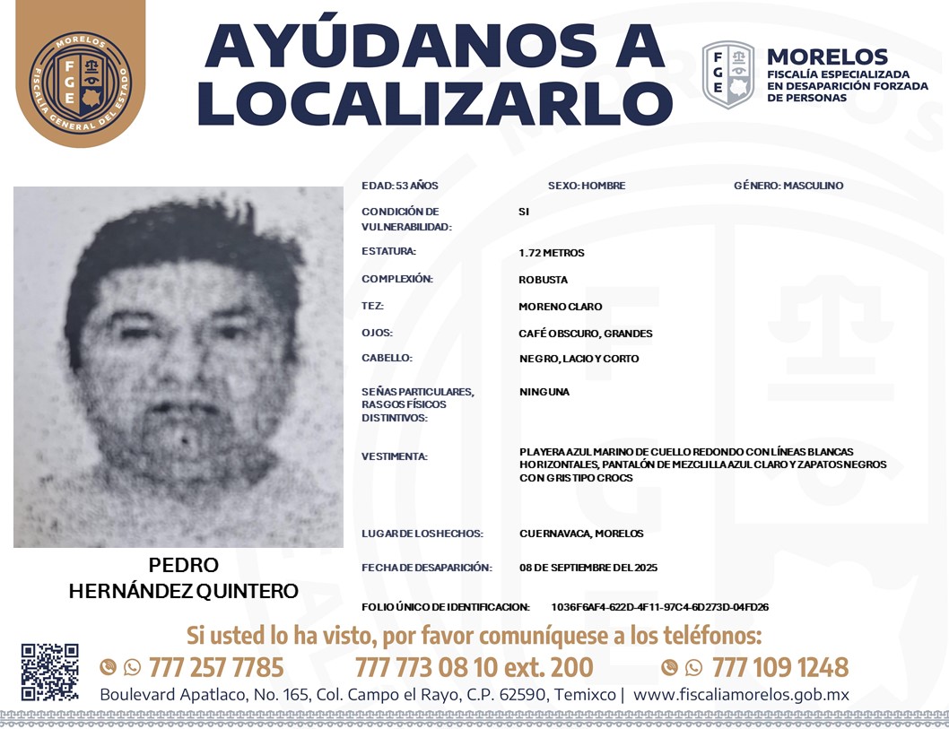 PEDRO HERNÁNDEZ QUINTERO